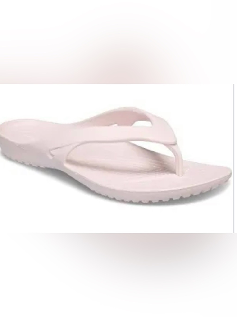 CROCS Kaydee Light Pink Women's Comfort Flip Flops size 6-NWT